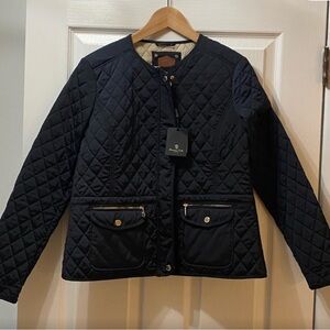 Massimo Dutti Black Quilted Jacket (Read description for size)